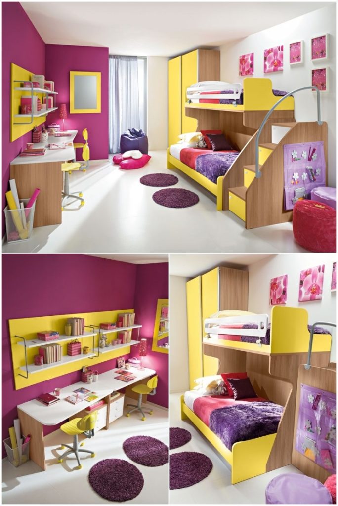 8 Ideas de habitaciones para niños, decoración alegre y luminosa | Tikinti