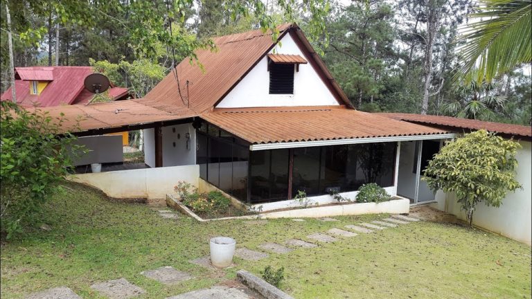 Casas De Campo Con Techos Triangulares Tikinti