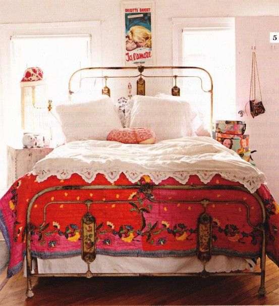 51 diseño de dormitorios elegantes estilo bohemio | Tikinti