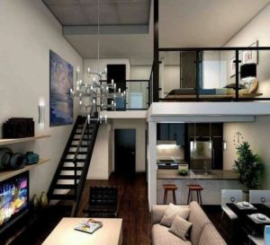 20 ideas de departamento doble altura, estilo mezanine. - TIKINTI