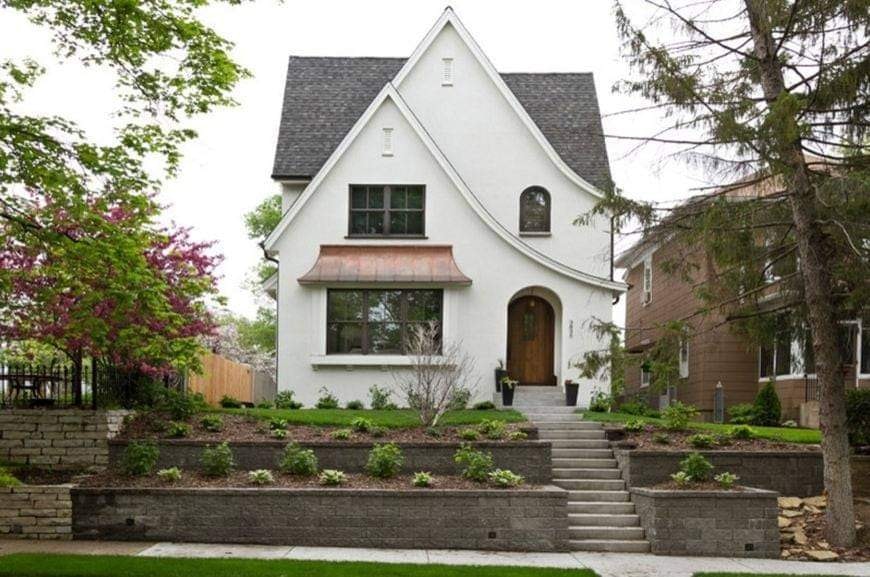 33 Ideas para construir su casa y pintar la fachada de blanco
