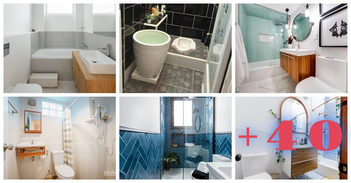 40+ Ideas para Baños Pequeños Modernos Decorados con Azulejos y ...