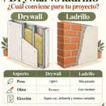 Drywall vs ladrillo
