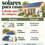 Paneles solares para casas