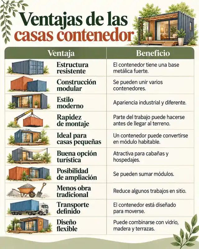 Ventajas de las casas contenedor