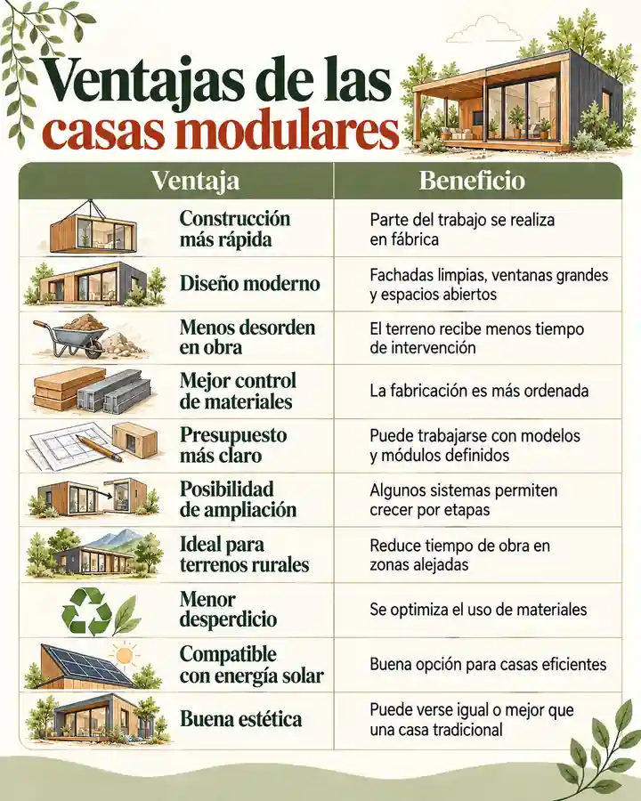 Ventajas de las casas modulares
