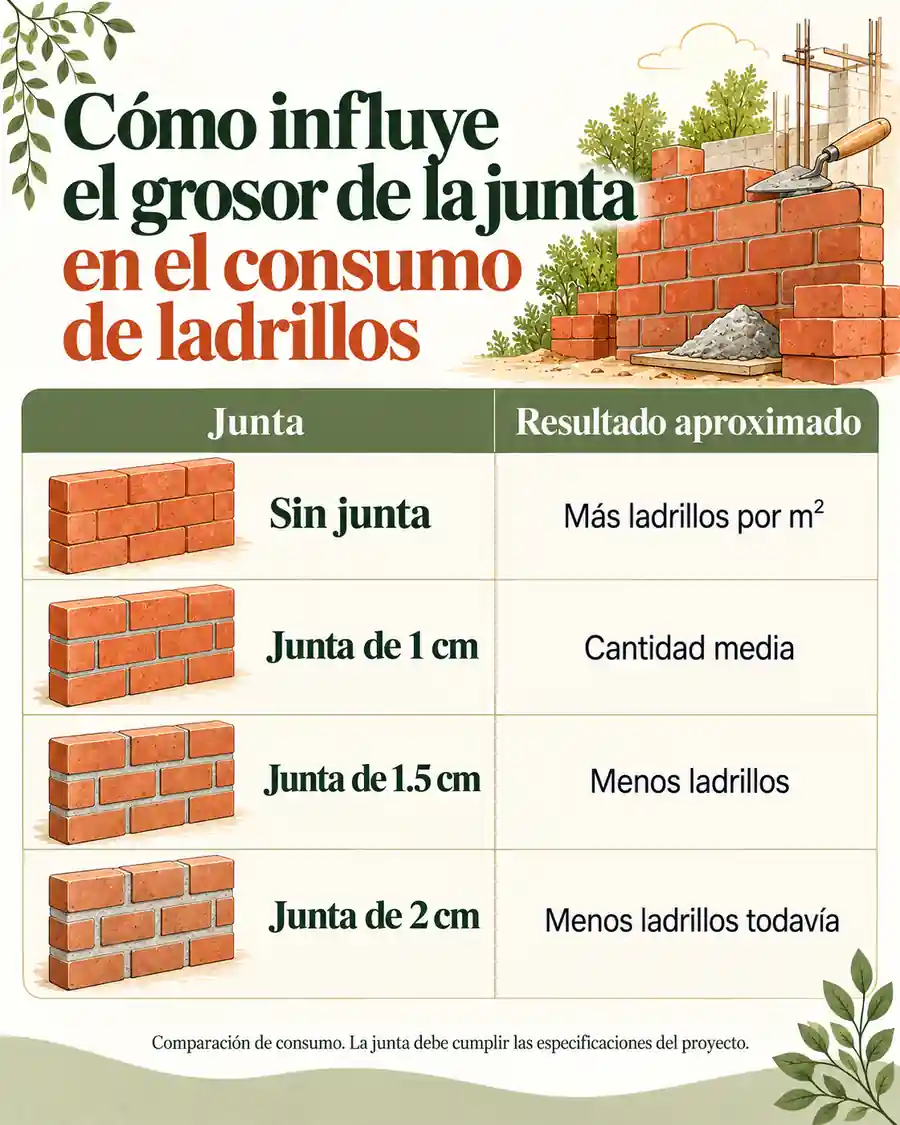 Cómo influye la junta de mortero