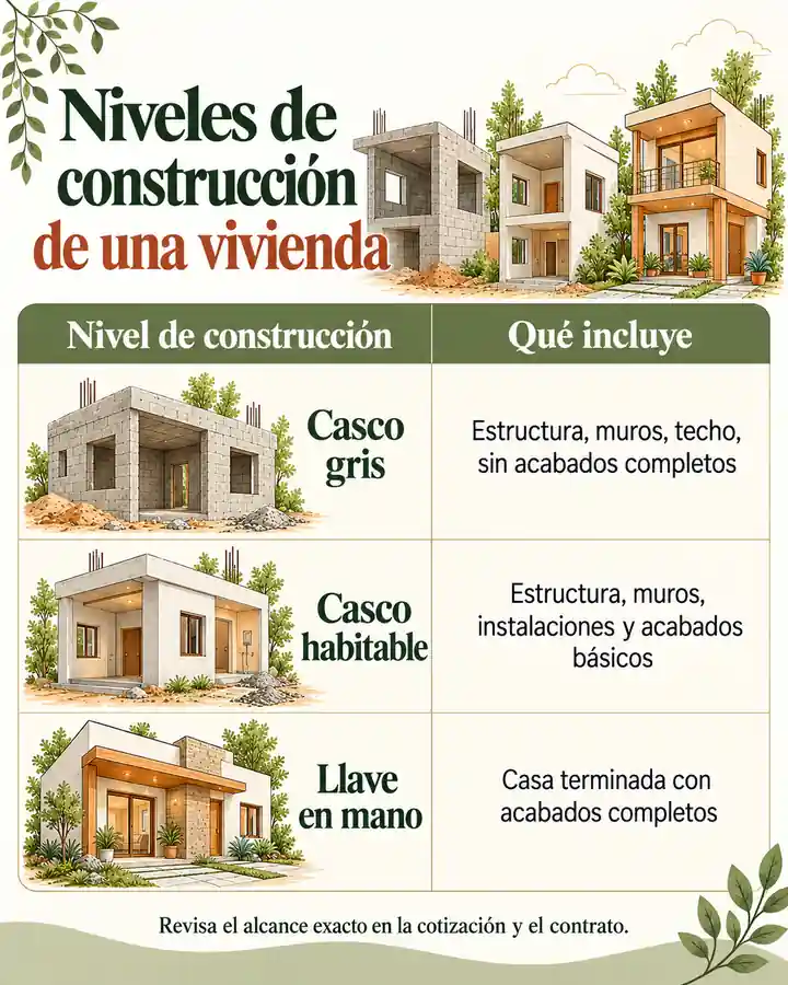 Costo por metro cuadrado de una casa pequeña