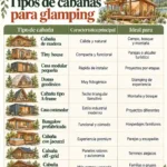 Tipos de cabañas para glamping