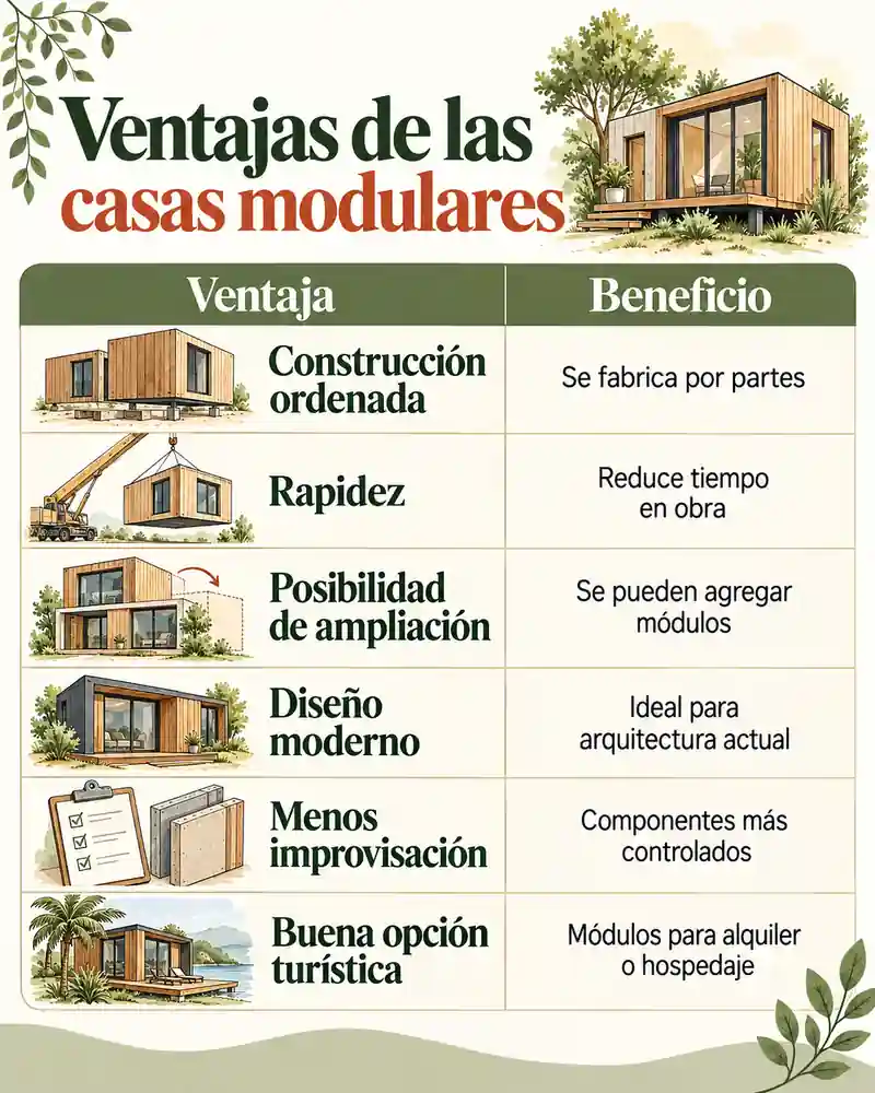 Ventajas de las casas modulares
