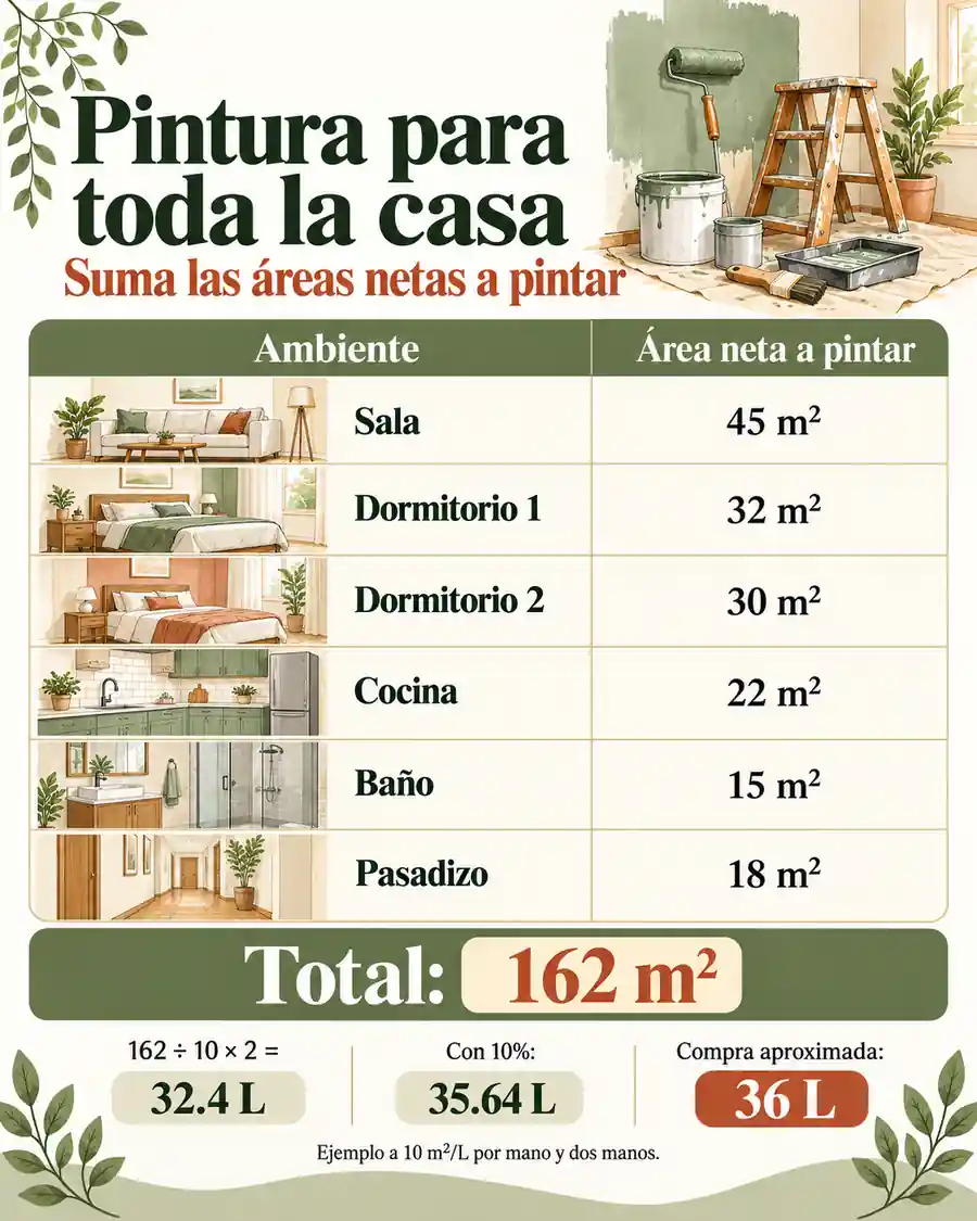 Pintura para una casa completa