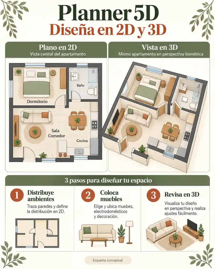 Planner 5D: diseña en 2D y 3D