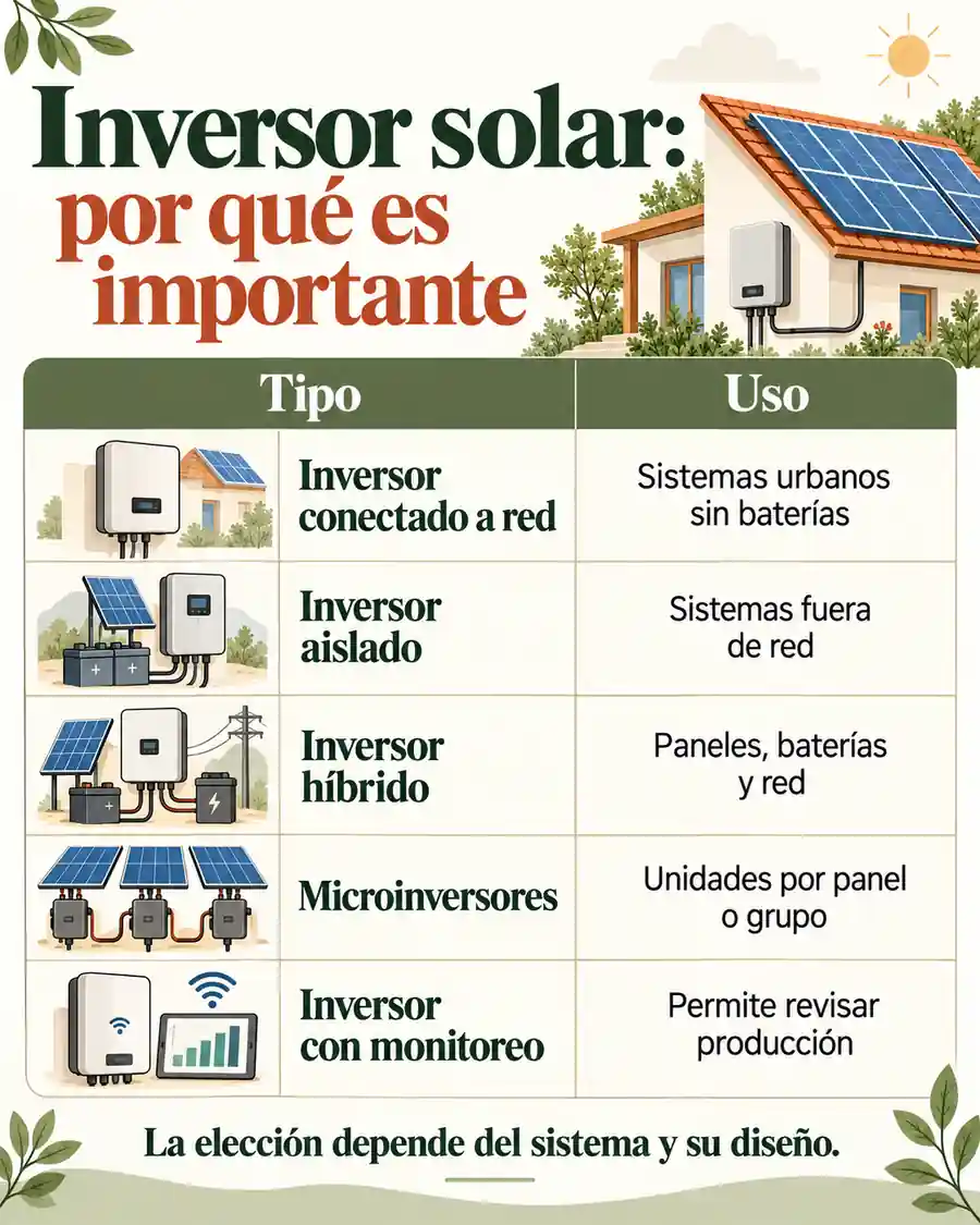 Inversor solar: por qué es importante
