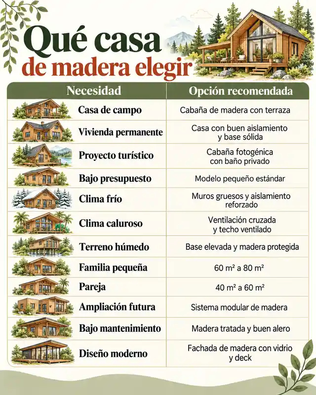 Qué casa de madera elegir