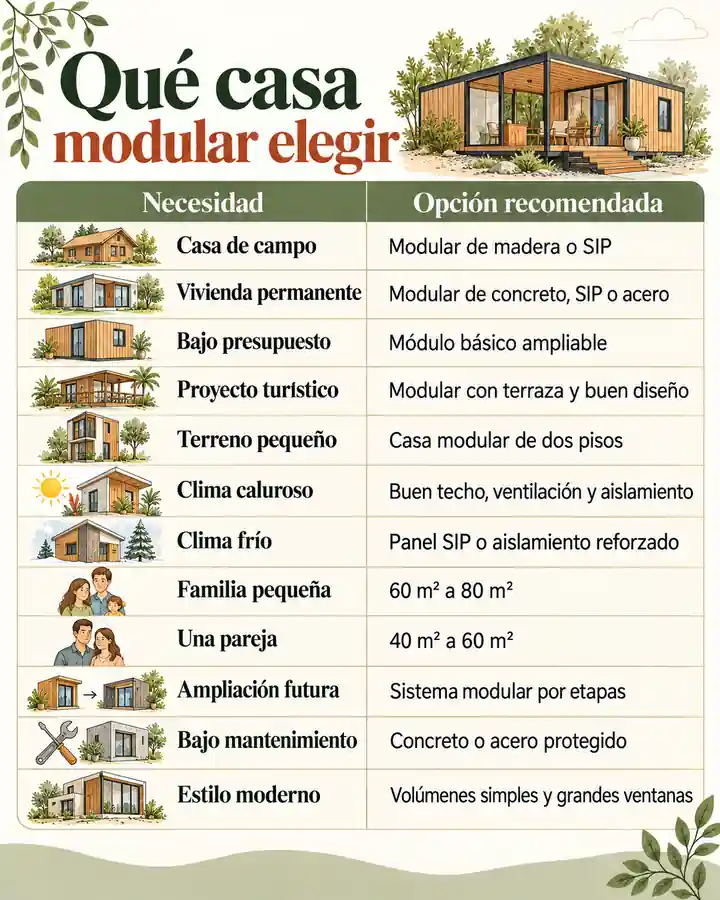 Qué casa modular elegir