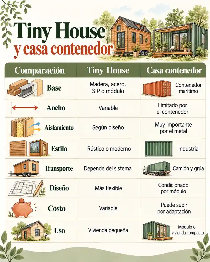 Tiny House y casa contenedor